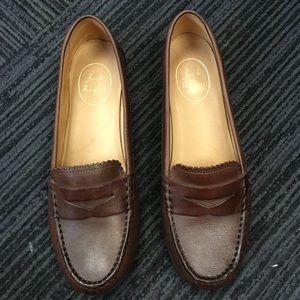 Jack Rogers Quinn loafer, size 8.5, dark brown